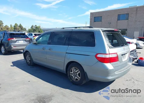 2007 Honda Odyssey Ex-L z USA, uszkodzony, nr VIN 5FNRL38727B003978